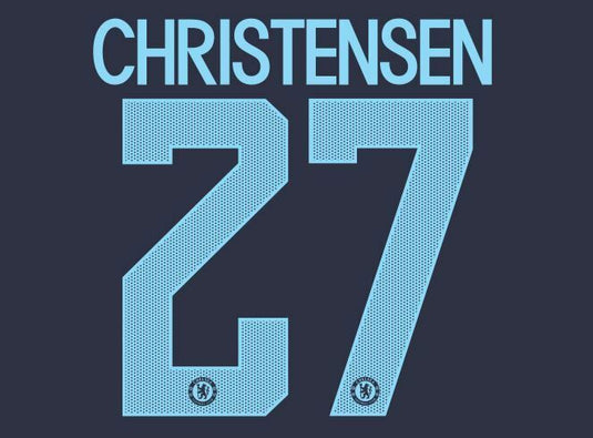 Christensen #27 Chelsea 2017-2018 Camo Cup European Football Nameset for shirt