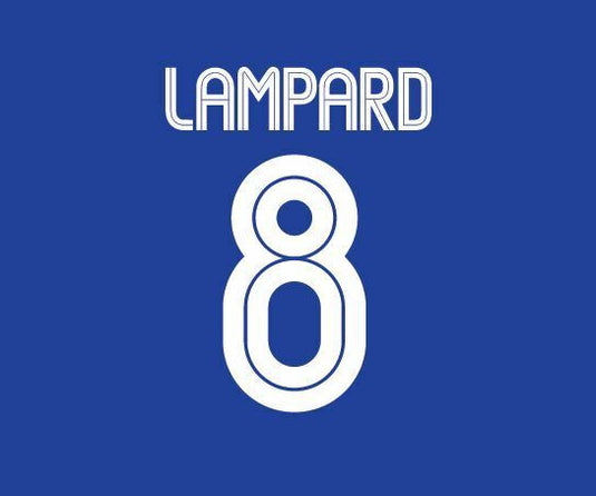 Lampard 8 Chelsea 2004-2006 home champions league Football Nameset