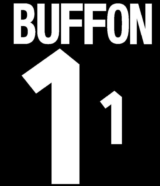 Buffon #1 Euro 2000 Italy Home  Football Nameset for shirt