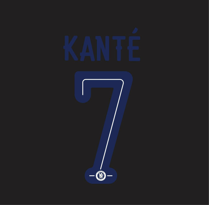 Kante 7 2017-2018 Cfc Chelsea Fa Cup CL Football Nameset for shirt