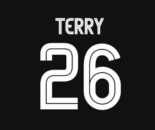 Terry 26 Chelsea 2004-2006 third champions league Football Nameset