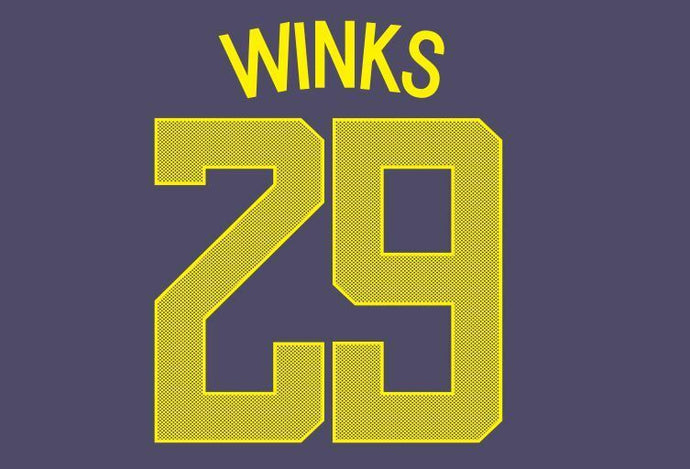 Winks #29 Tottenham Hotspur 2017-2018 Camo Third Cup Football Nameset 4 shirt