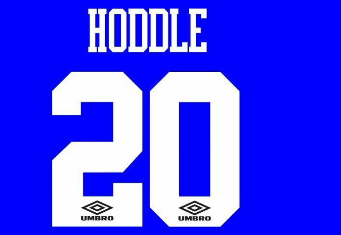 Hoddle #20 Chelsea 1994-1995 Home Football Nameset for shirt