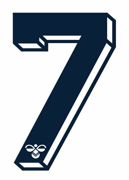 Cargue la imagen en el visor de la galería, Hummel 1987-1990  Number Navy for Football Shirt Nameset inc Spurs
