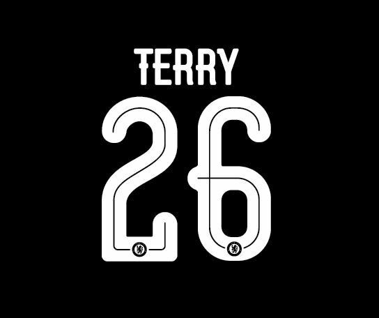 Terry 26 2016-17 Chelsea Fa Cup Away Football Nameset for shirt