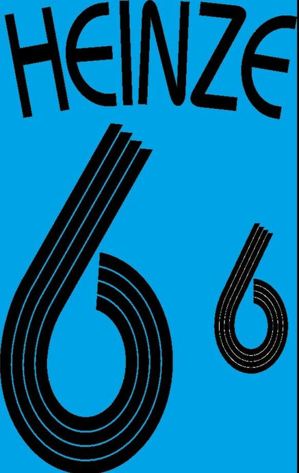 Heinze #6 2006 Argentina Home Football Nameset for shirt