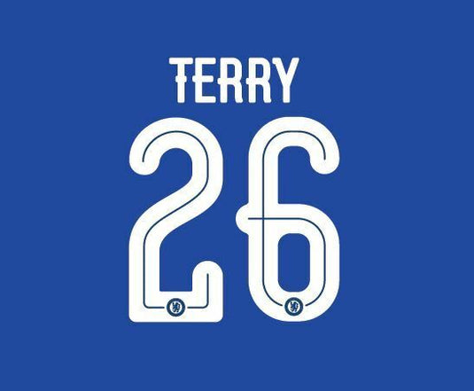 Terry 26 2016-17 Chelsea Fa Cup Home Football Nameset for shirt