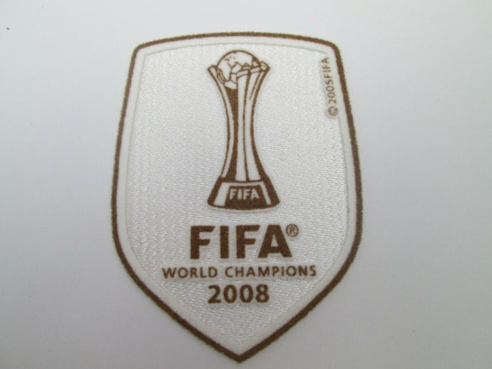 World Champions Manchester United 2008 Patch for  Football Shirt