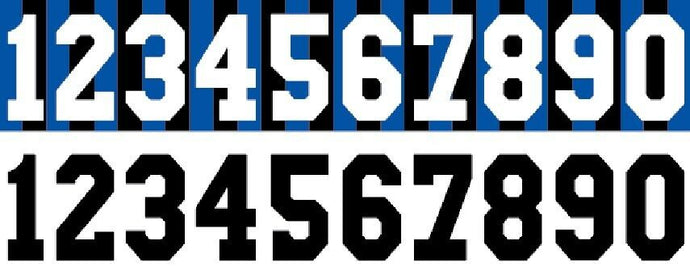 Inter Milan 1988-1989 Home/away Football Nameset Build Your Own  Numbers