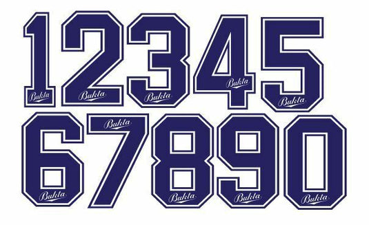 Bukta 1989-1992 Number Navy for Football Shirt Nameset