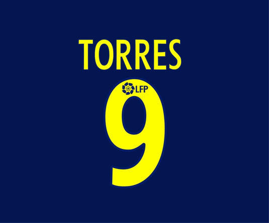 Torres 9 Atletico Madrid 2002-2003 Home Football Nameset for shirt