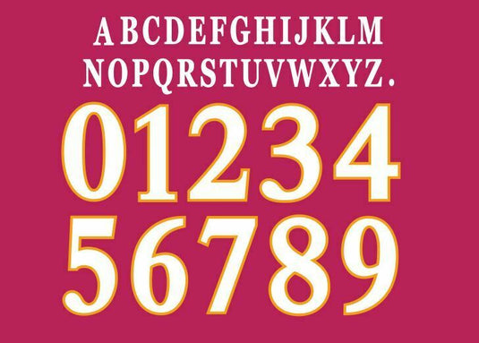 Roma 2009-2011 Home Football Nameset for shirt Any Name & Number