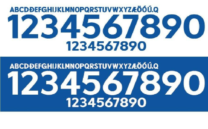 Iceland Euro 2016 Away / Home Football Shirt Nameset Any Name & Number