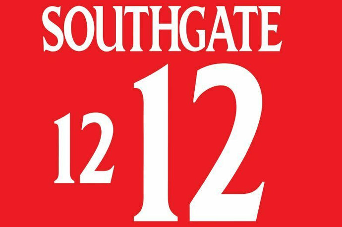 Southgate #12 England Euro 2000 Away Football Nameset shirt