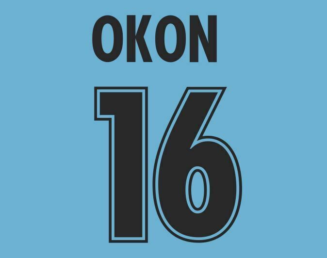 Okon #16 Lazio 1998-1999 Home Football Nameset (navy) for shirt