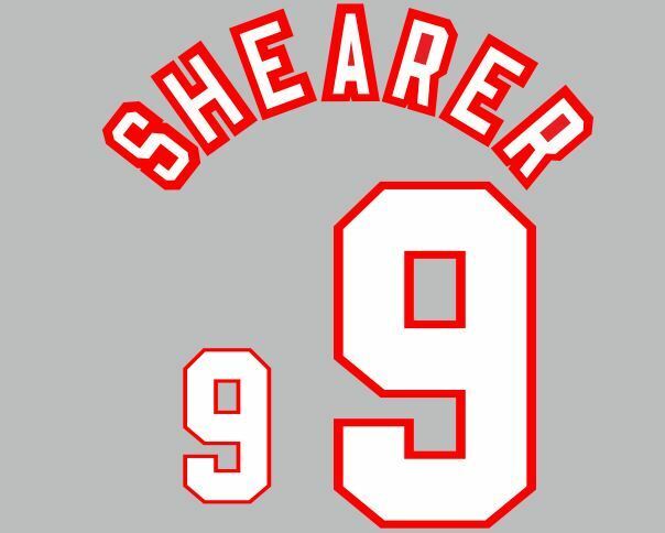 Chargez l&#39;image dans la visionneuse de la galerie, Shearer #9 England Euro 1996 Home and Away Football Nameset shirt
