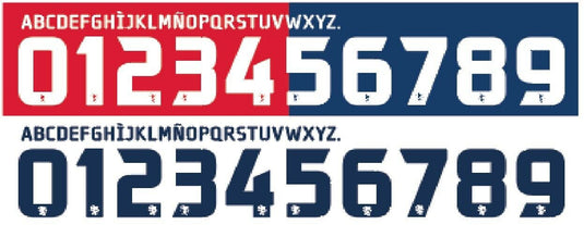 Genoa 2012-2013 Home/Away Football Nameset Build Your Own Name and Numbers