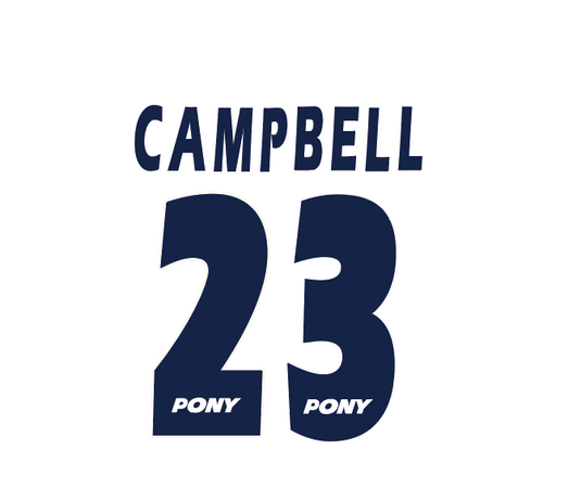 Campbell #23 1996-1997 Tottenham Hotspur Spurs Home Football Nameset 4 shirt