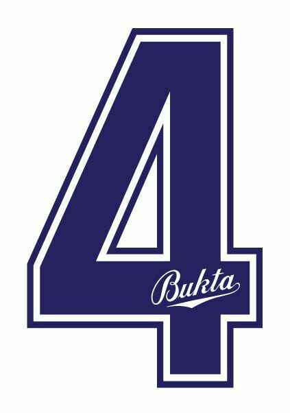 Bukta 1989-1992 Number Navy for Football Shirt Nameset