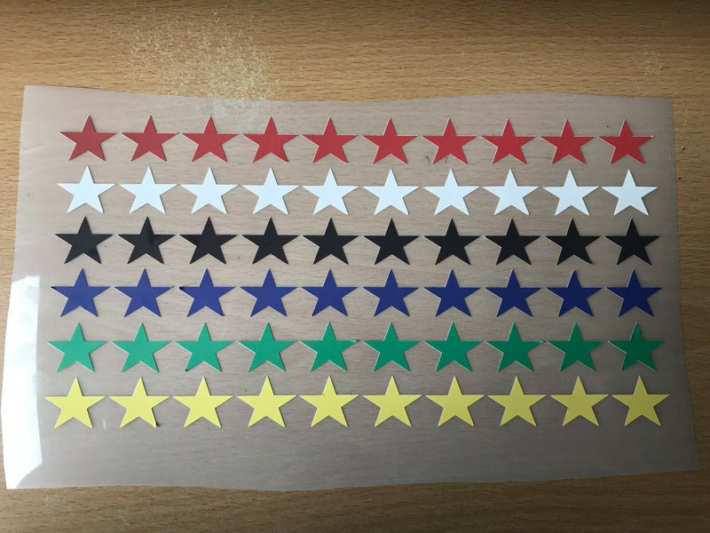 Load image into Gallery viewer, 10 x 20mm Stars Logo Patch for Football Shirt Retro Choose Colour Personalise
