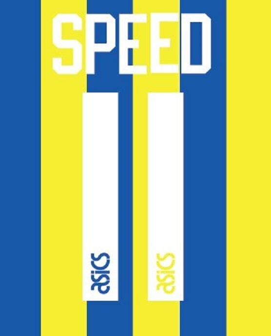 No 11 Speed Leeds United Away 1994-1996 Football Nameset for shirt