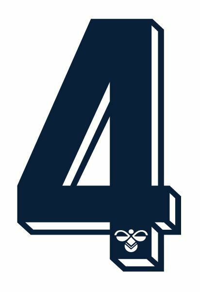 Hummel 1987-1990  Number Navy for Football Shirt Nameset inc Spurs