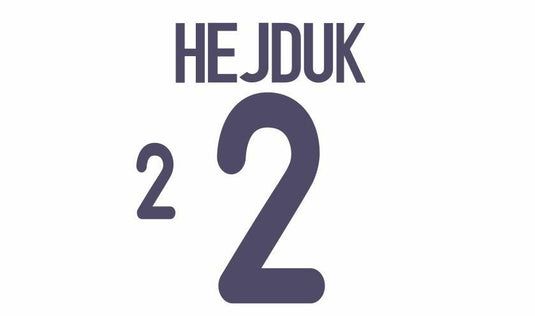 Hedjuk #2 USA 2000 Home Football Nameset 4 shirt United States America