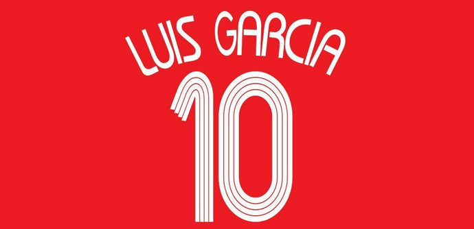 Luis Garcia 10 Liverpool 2006 Home Champions League Football Nameset for shirt