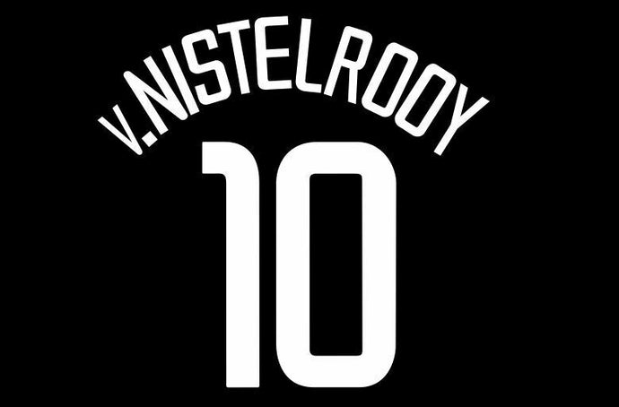 Nistelrooy #10 Manchester United 2003-2004 European Away Football Nameset 4 shirt