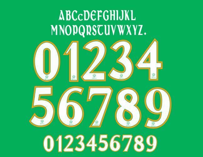 Republic of Ireland 2008-2010 Home Football Shirt Nameset Any Name & Number