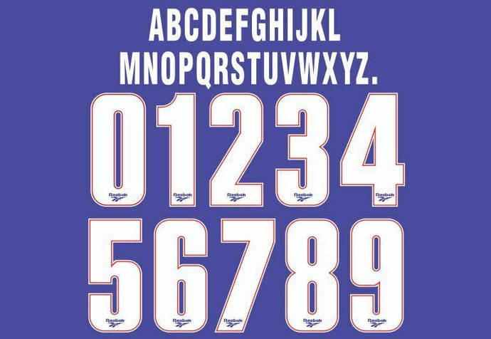 Fiorentina 1995-1996 Home Football Nameset for shirt Choose Any Name & 2 Numbers