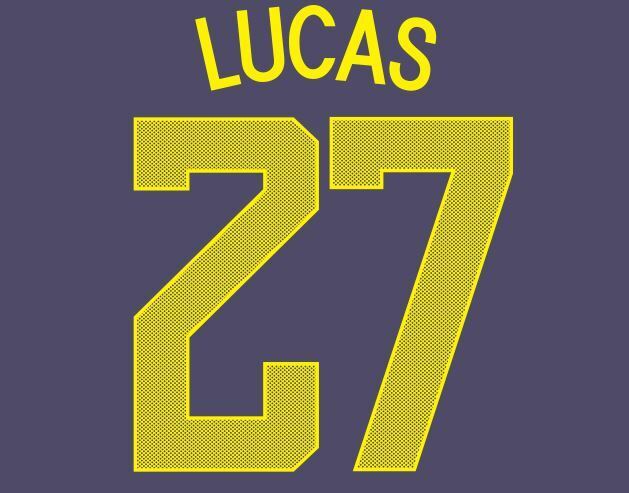 Lucas #27 Tottenham Hotspur 17-2018 Camo 3rd Cup ADULT Football Nameset 4 shirt