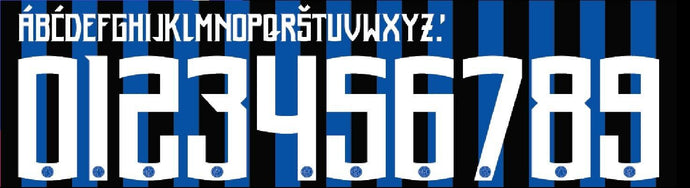 Inter Milan 2018-2019 Home Football Nameset Build Your Own Name and Numbers