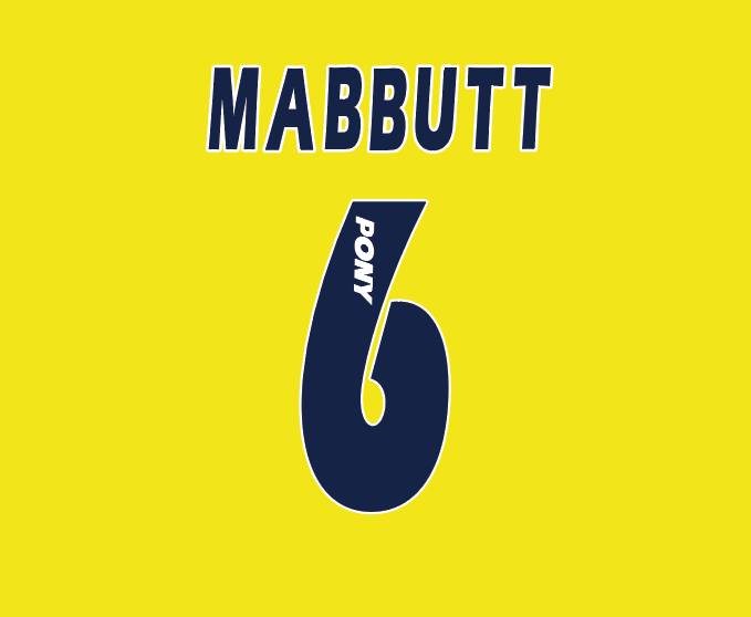 Laden Sie das Bild in Galerie -Viewer, Mabbutt 6 1996-1997 Tottenham Hotspur Spurs Home / Third Football Nameset shirt
