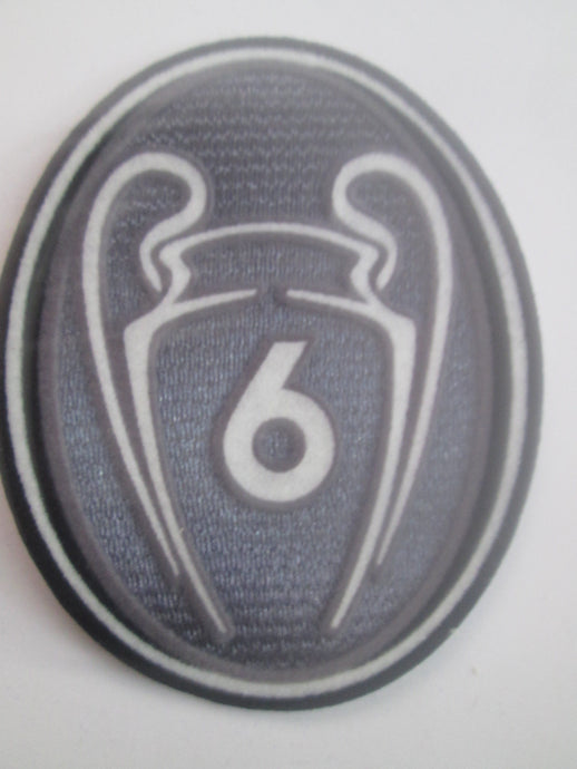 Liverpool 6 x Champions League Patch  for Football Shirt