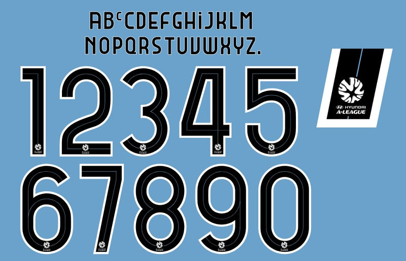 Chargez l&#39;image dans la visionneuse de la galerie, A League Australia 2013-2016 Nameset for Football Shirt Choose Name and Number
