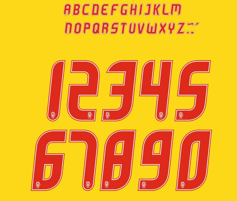 Chargez l&#39;image dans la visionneuse de la galerie, Liga Nos 2012-2015 Football Nameset for shirt Any Name 2 Numbers
